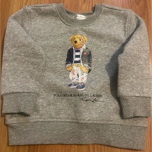 Polo Ralph Lauren Bear Fleece Sweatshirt-New With Out Tags-18 months